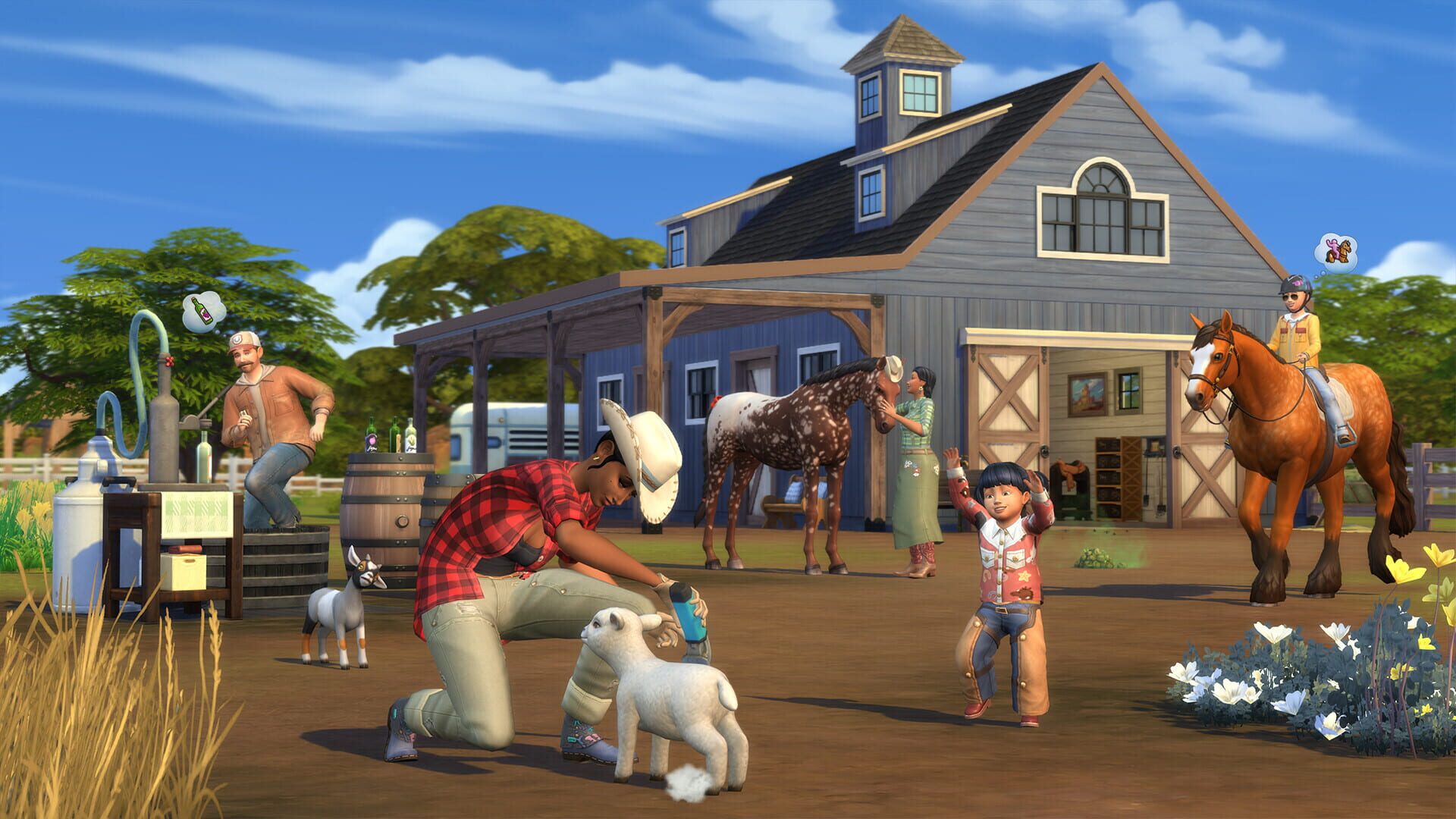 Screenshot for The Sims 4: Horse Ranch