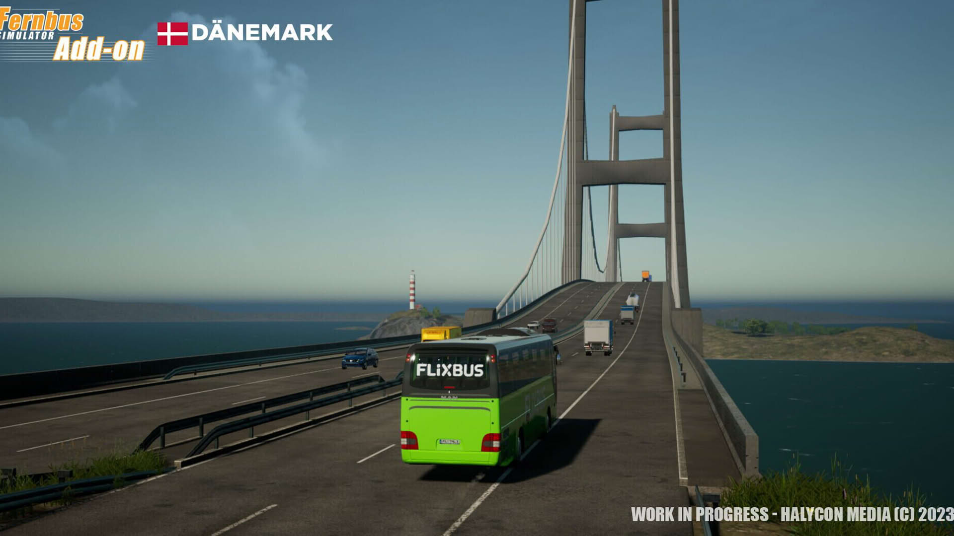 Screenshot for Fernbus Simulator: Denmark