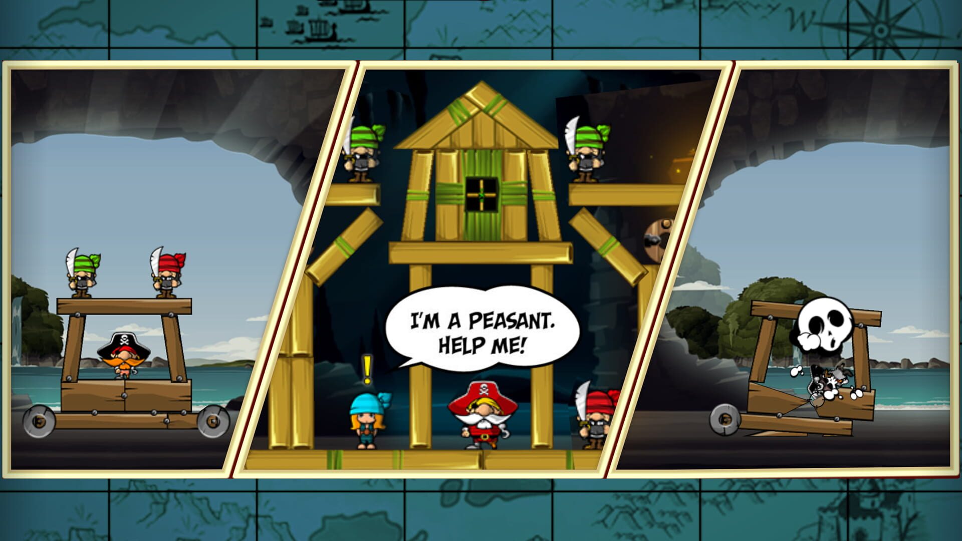 Screenshot for Siege Hero: Pirate Pillage