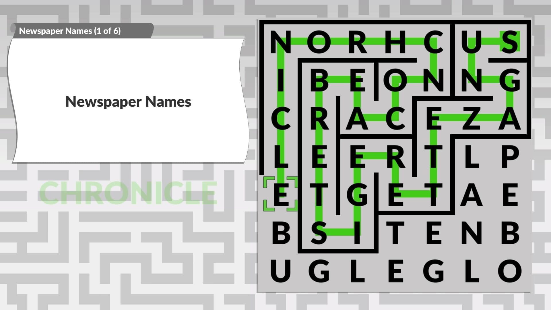Screenshot for Word Maze by Powgi