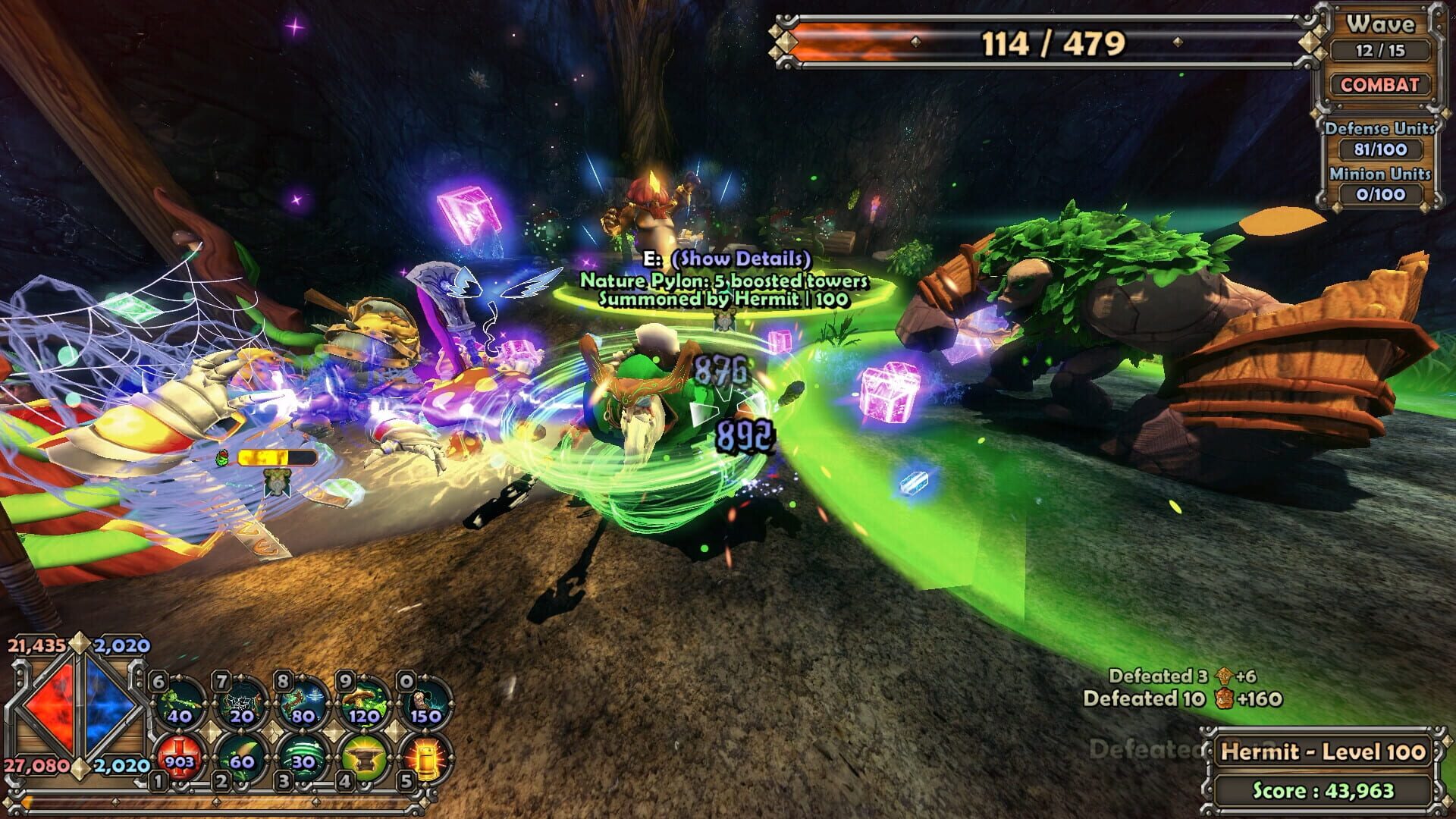 Screenshot for Dungeon Defenders: Hermit Hero