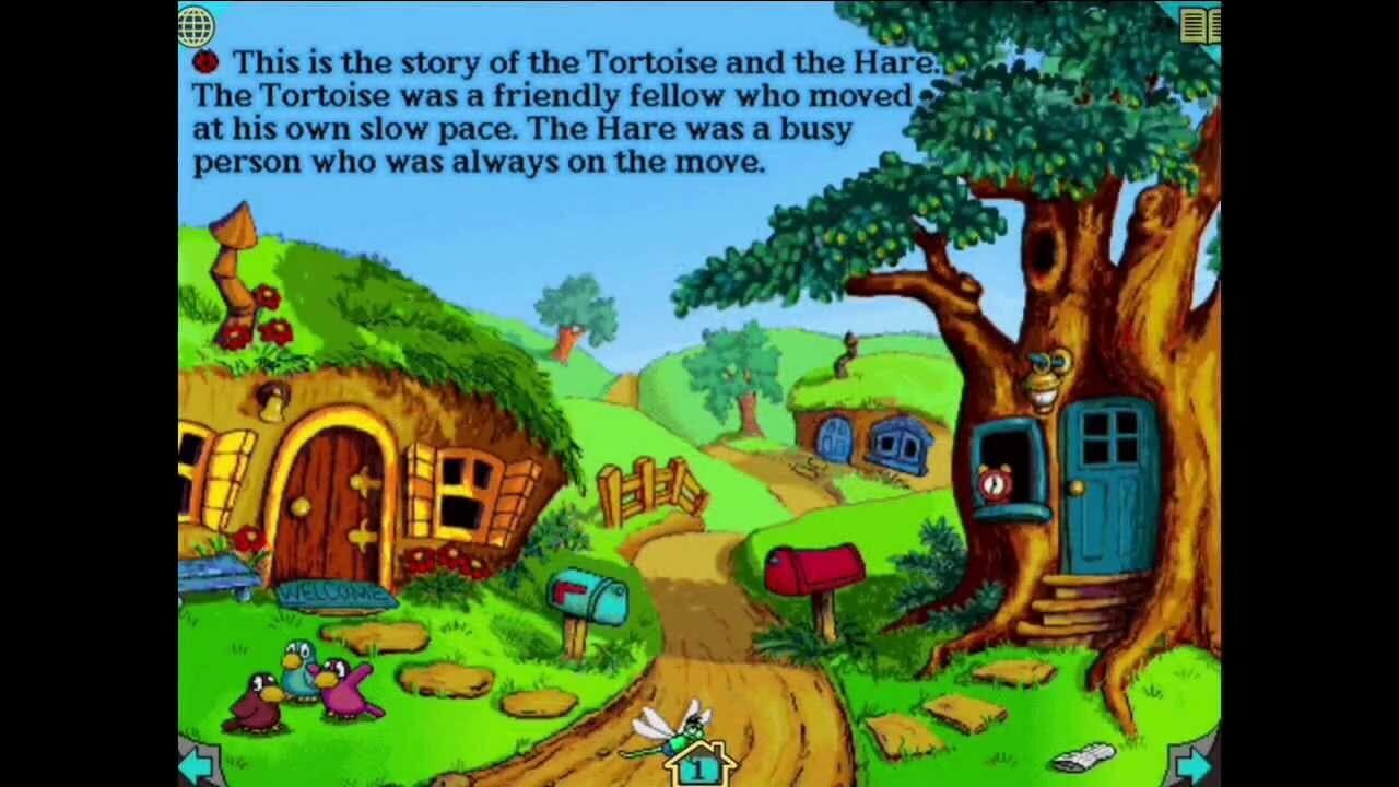 Screenshot for Living Books: Aesop's The Tortoise and the Hare