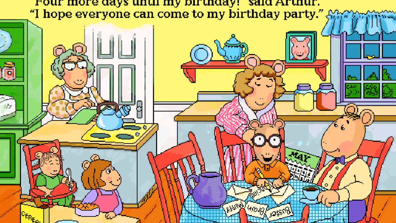 Screenshot for Living Books: Arthur's Birthday