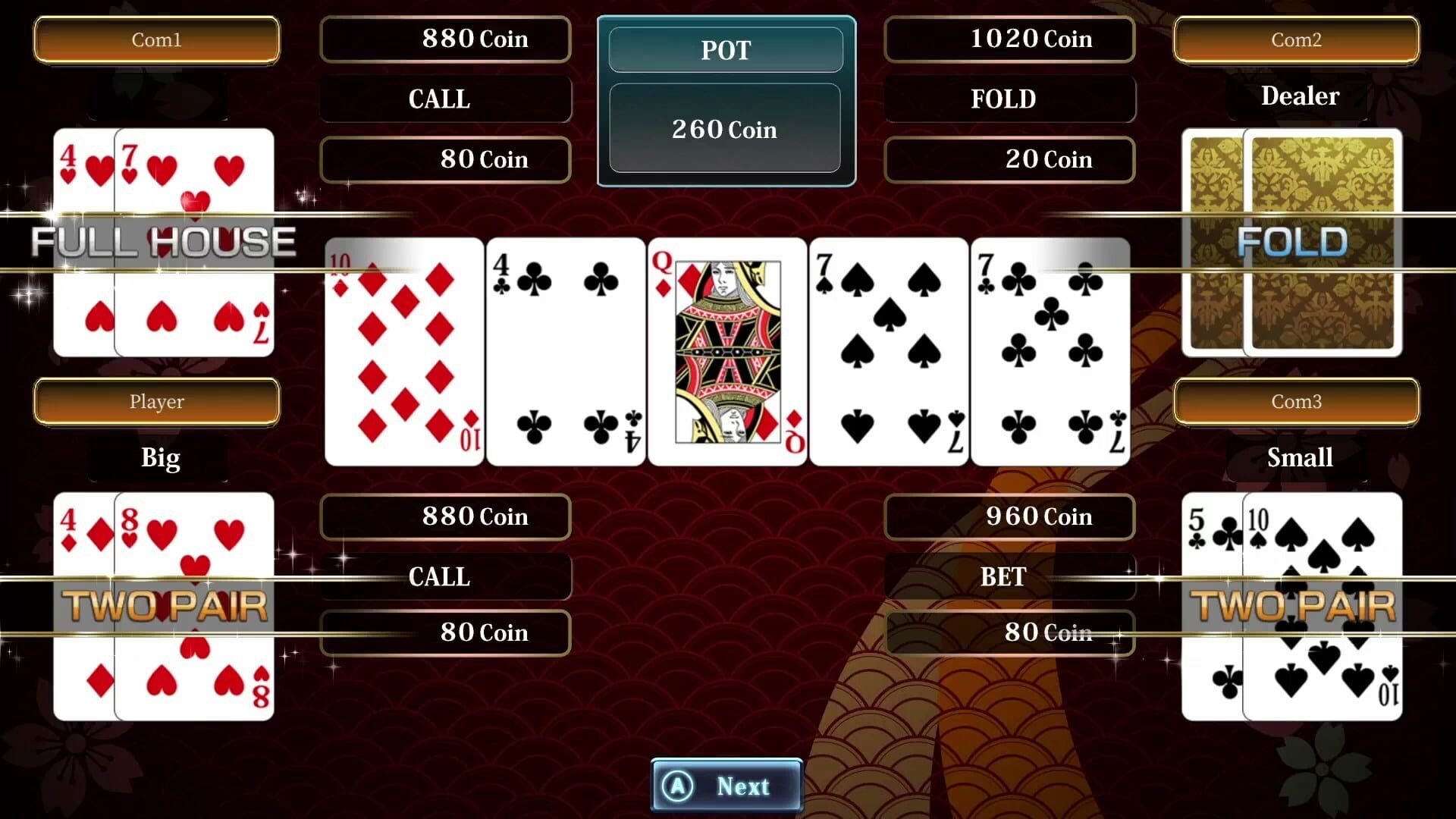 Screenshot for The Card Perfect Collection Plus: Texas Hold 'em, Solitaire and Others