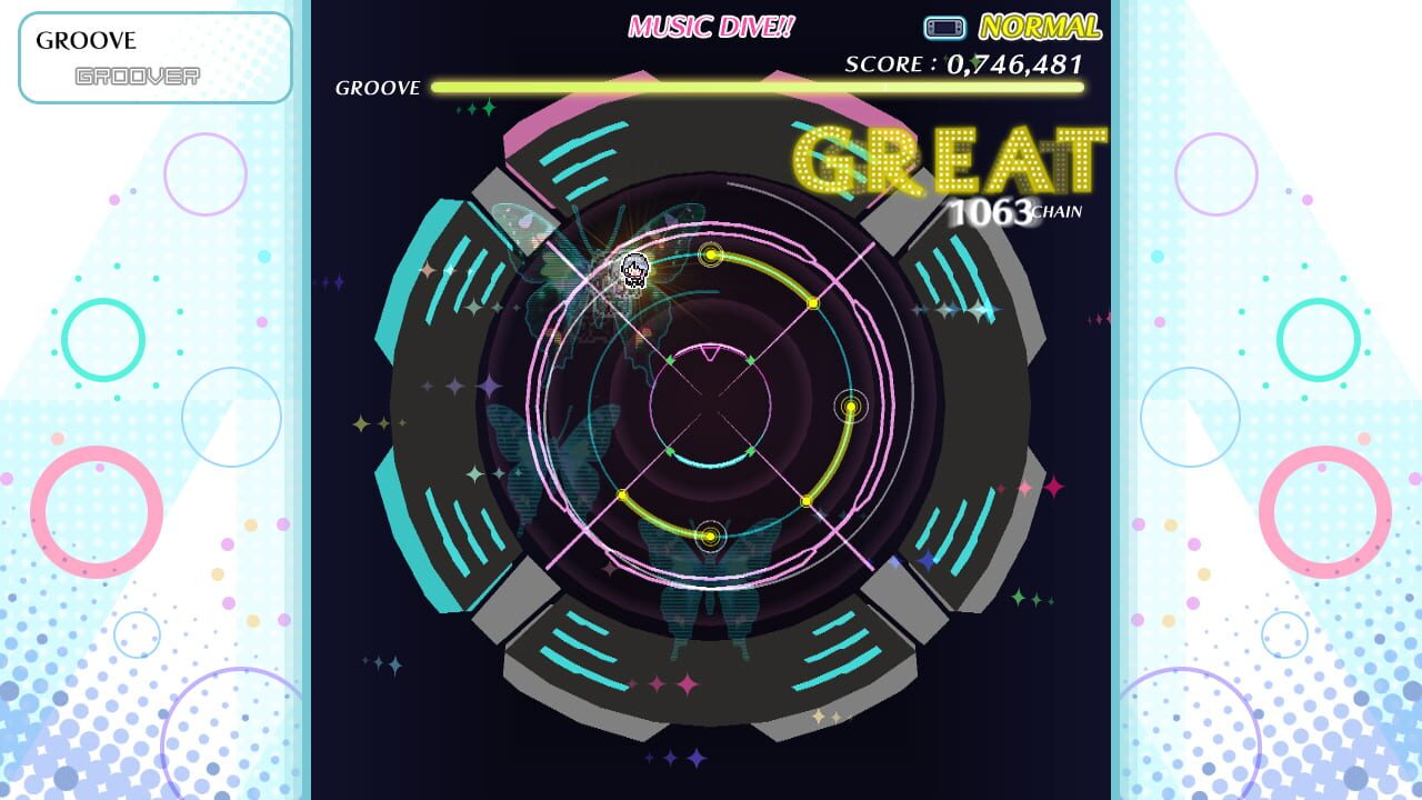 Screenshot for Groove Coaster: Wai Wai Party!!!! - Chrono Circle + Music Diver Pack