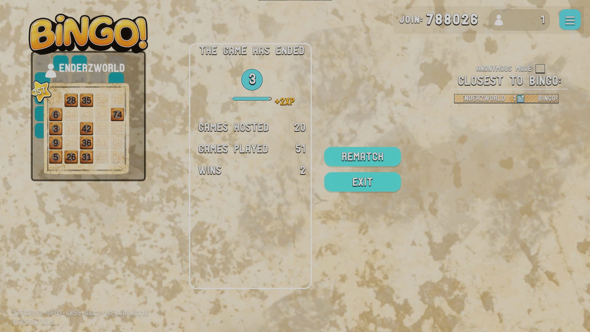 Screenshot for The Bingo Room