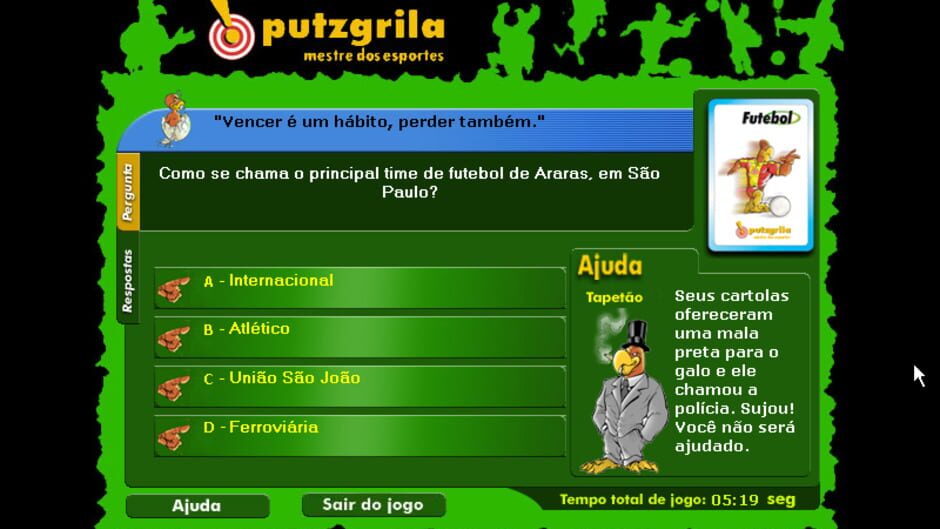 Screenshot for Putzgrila: Mestre dos Esportes