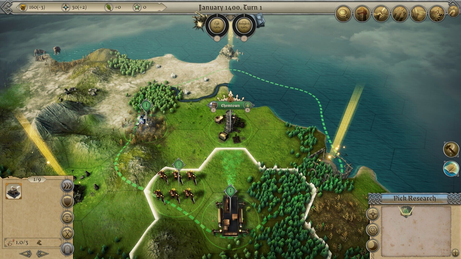 Screenshot for Master of Magic: Rise of the Soultrapped