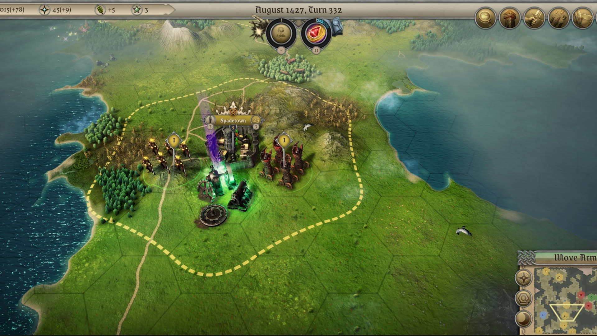 Screenshot for Master of Magic: Rise of the Soultrapped