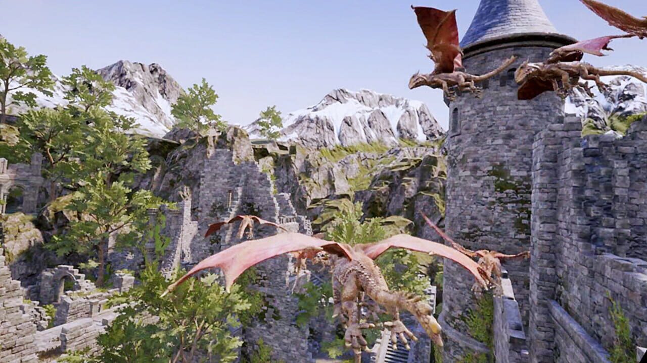 Screenshot for VR Pterosaur Rock Climbing