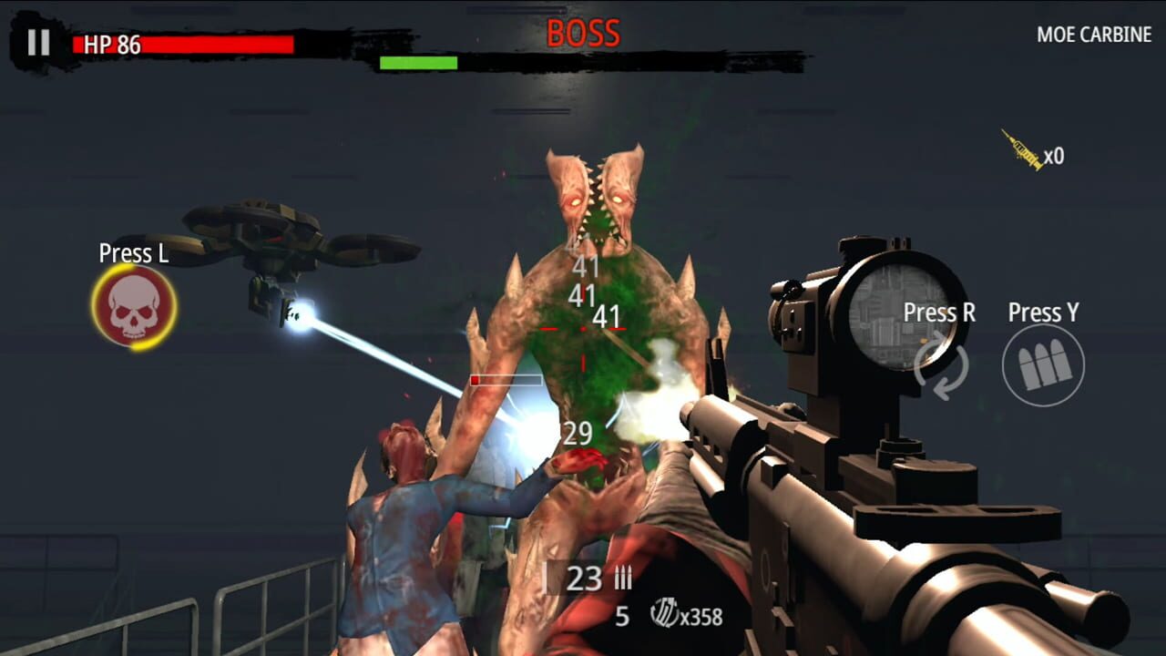 Screenshot for Zombie Hunter: D-Day