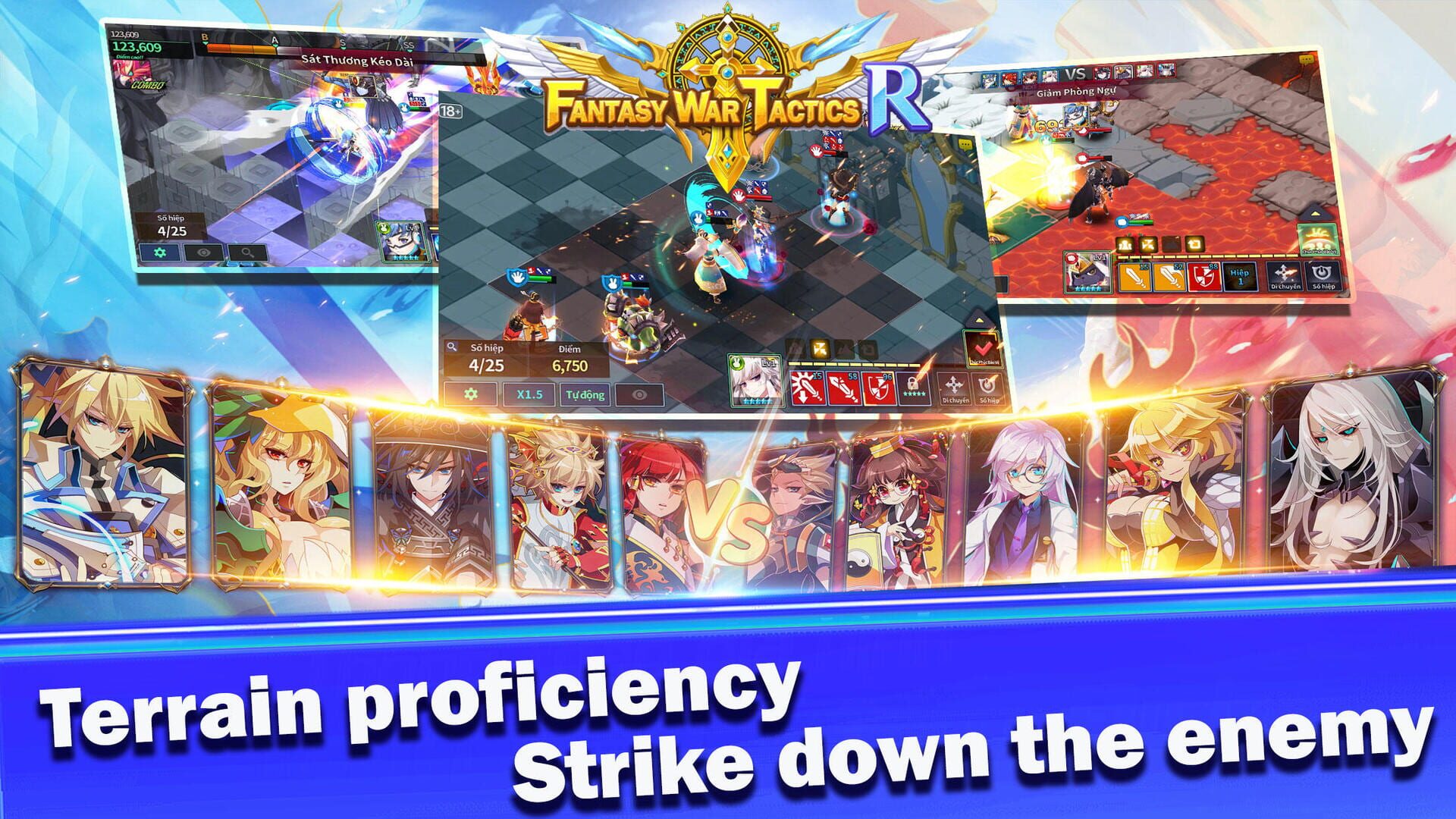 Screenshot for Fantasy War Tactics R