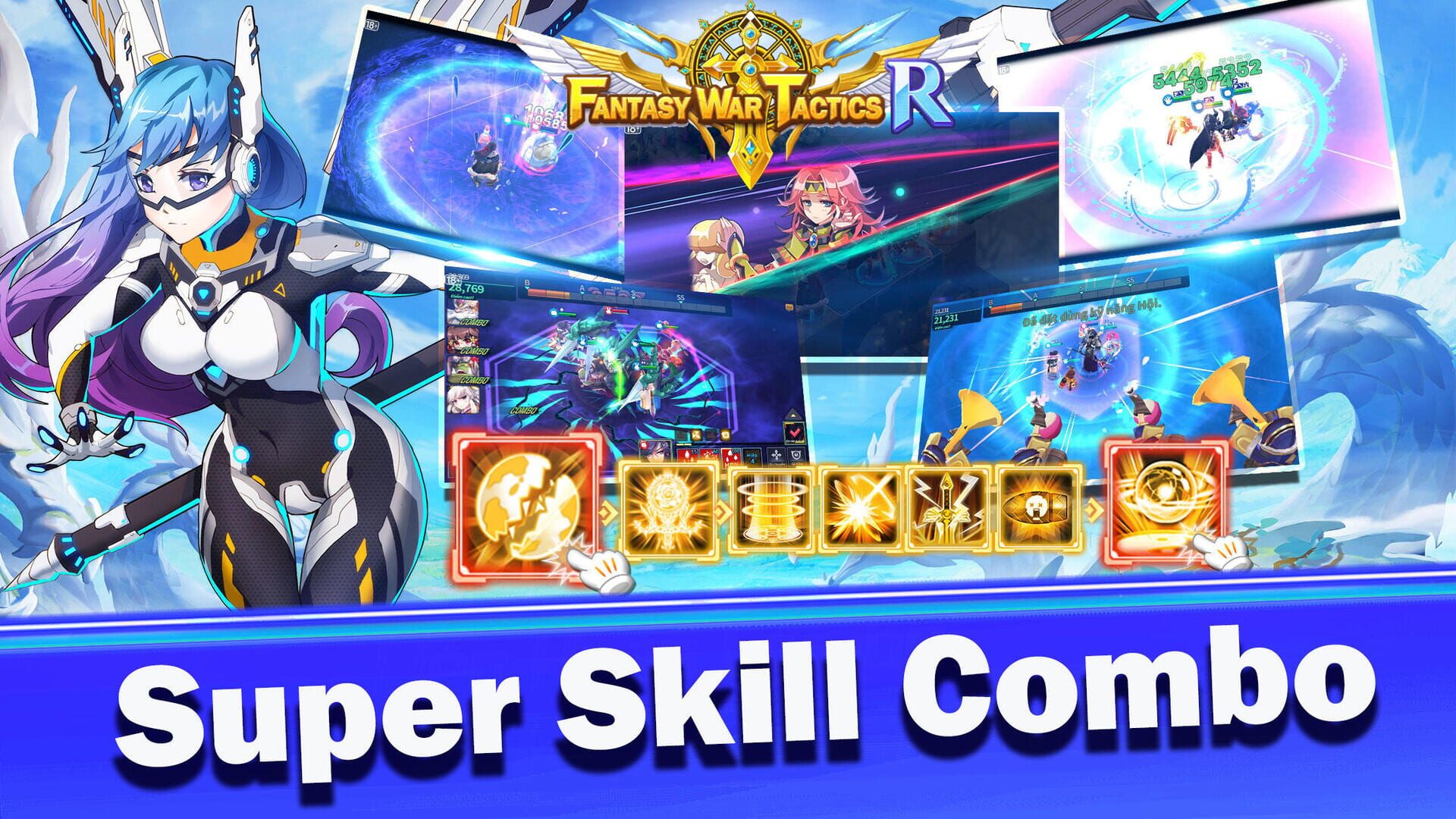 Screenshot for Fantasy War Tactics R