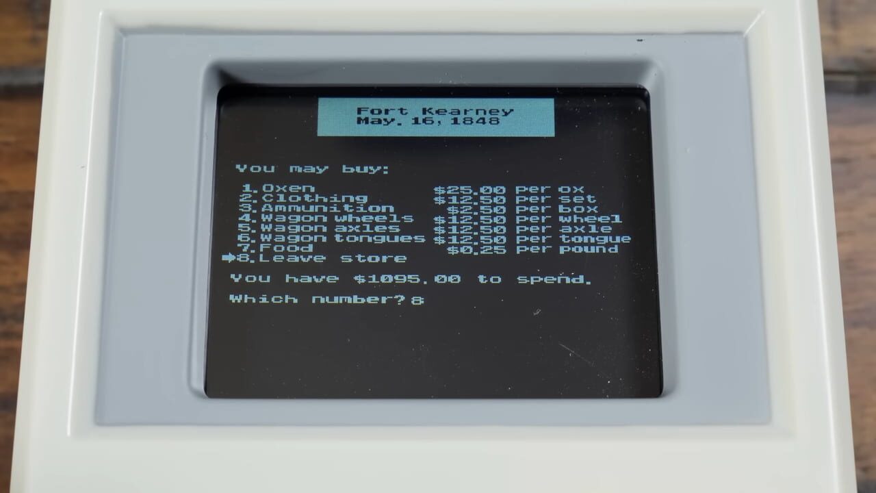 Screenshot for The Oregon Trail
