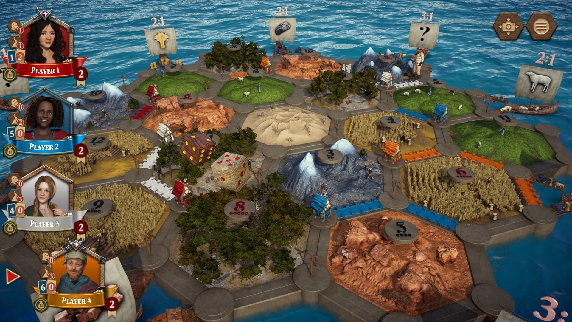 Screenshot for Catan: Console Edition