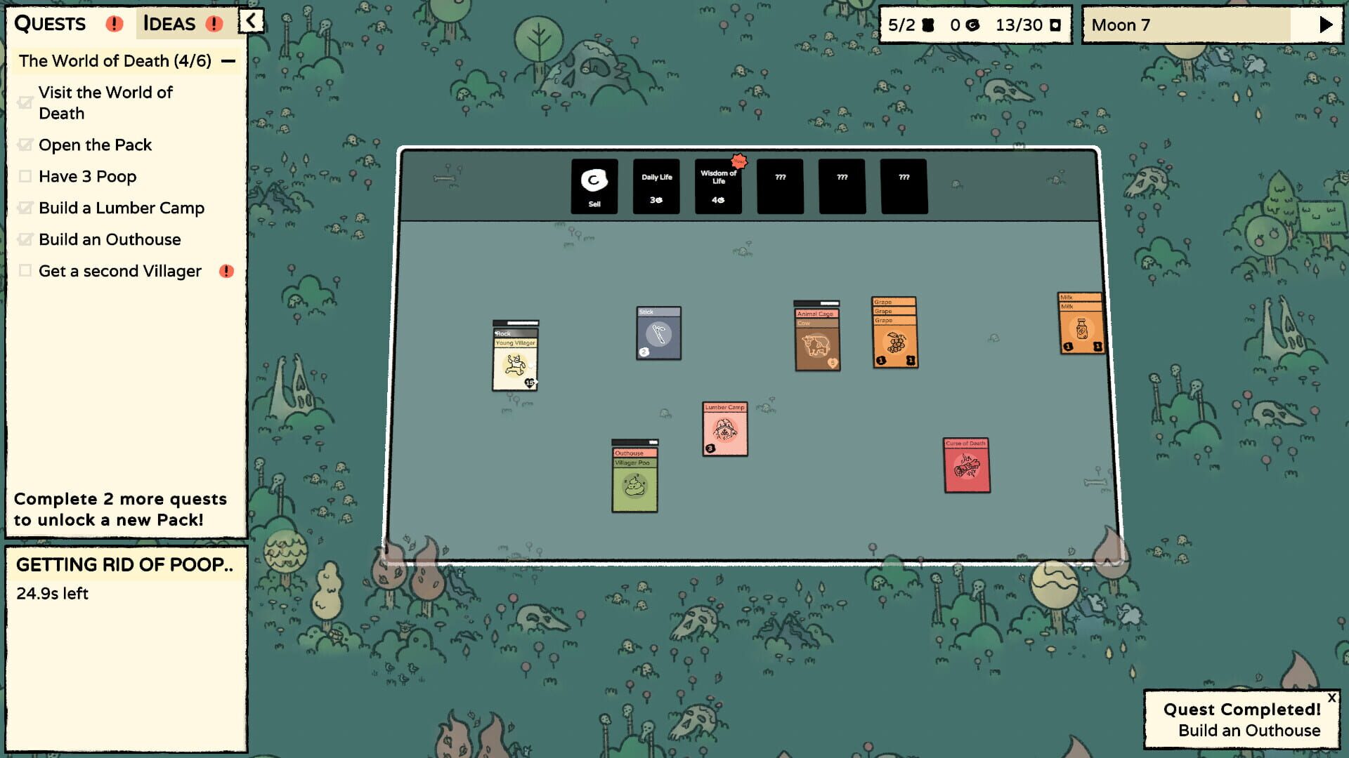 Screenshot for Stacklands: Cursed Worlds
