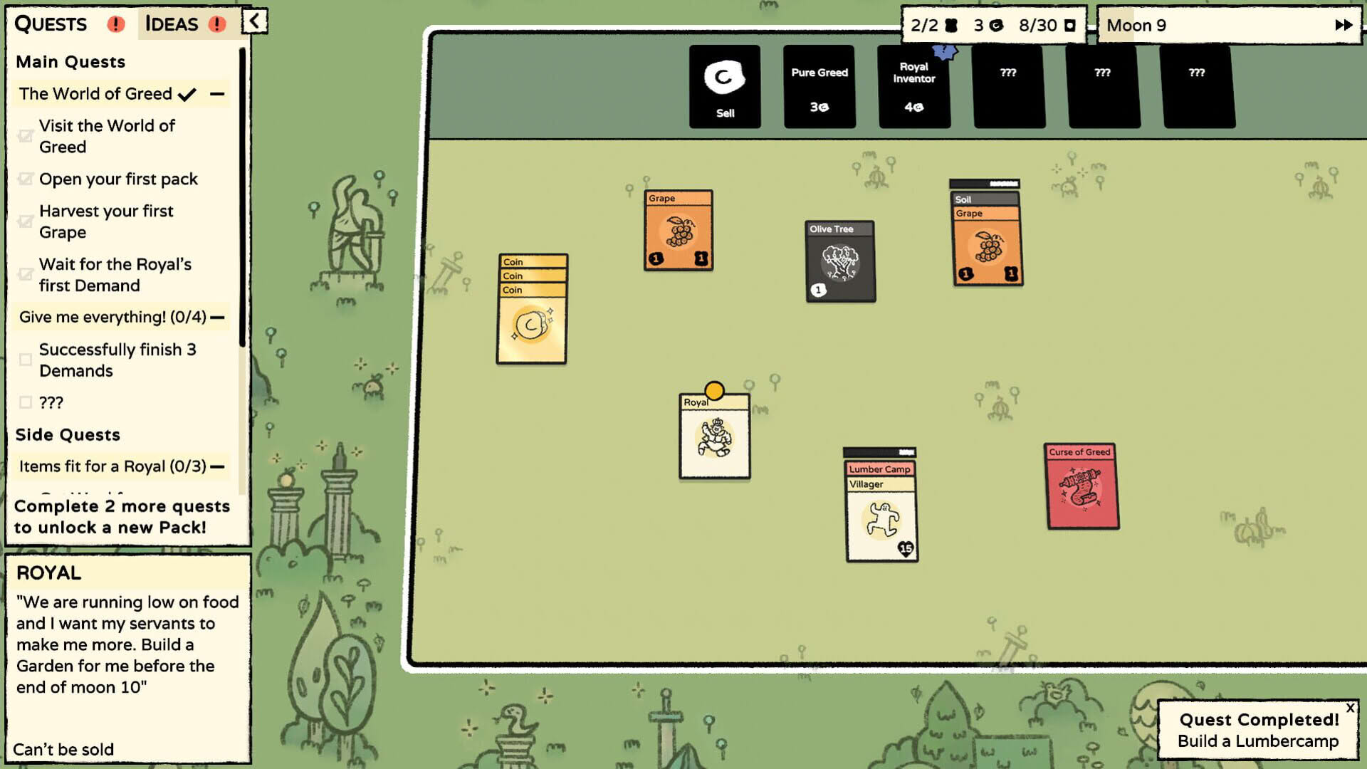 Screenshot for Stacklands: Cursed Worlds