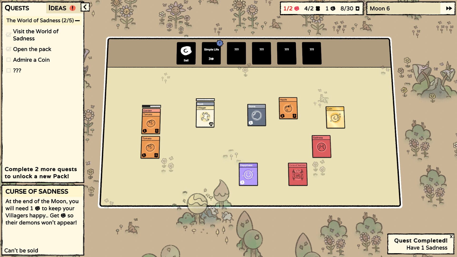 Screenshot for Stacklands: Cursed Worlds