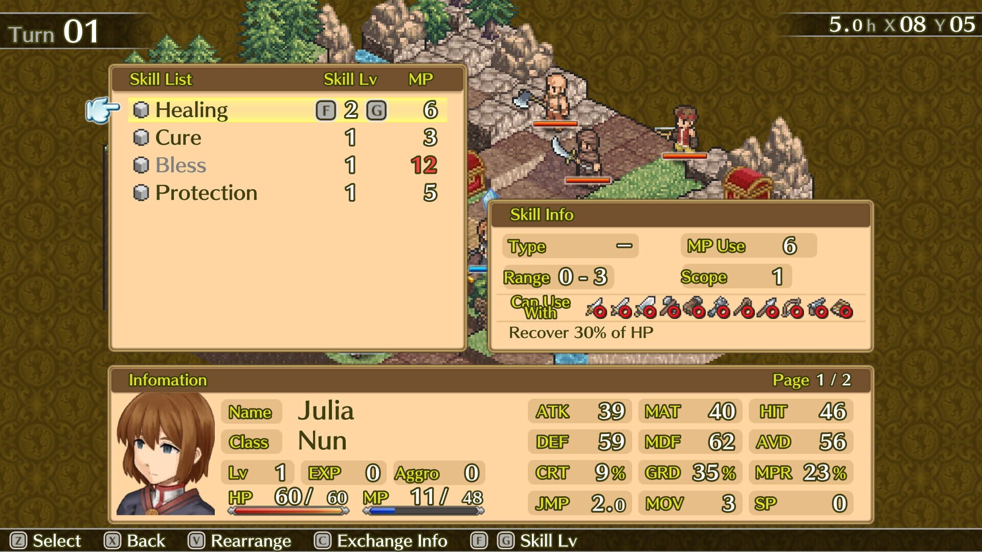 Screenshot for Mercenaries Saga: Will of the White Lions