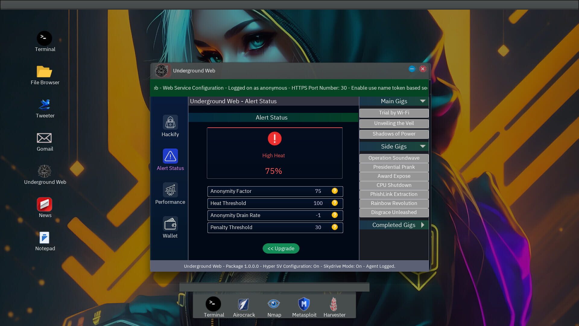 Screenshot for Anonymous Hacker Simulator