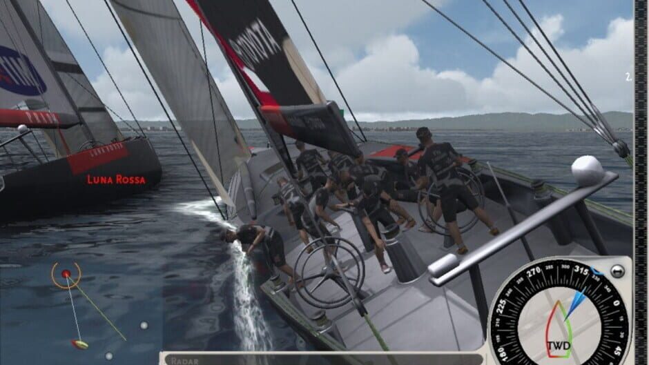 Screenshot for 32nd America's Cup: The Game