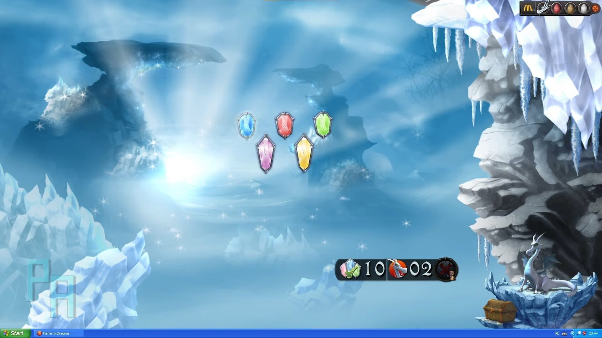 Screenshot for McDonald's Dragons: Ice