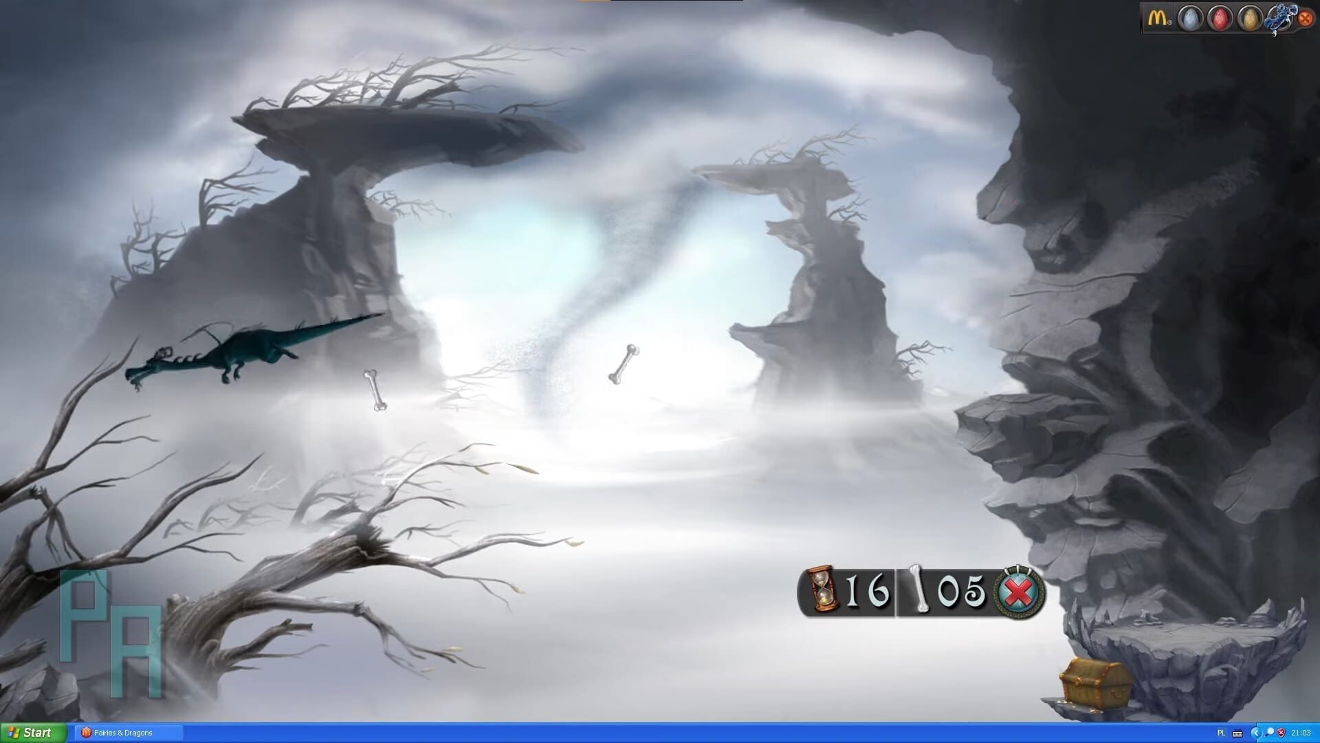 Screenshot for McDonald's Dragons: Wind