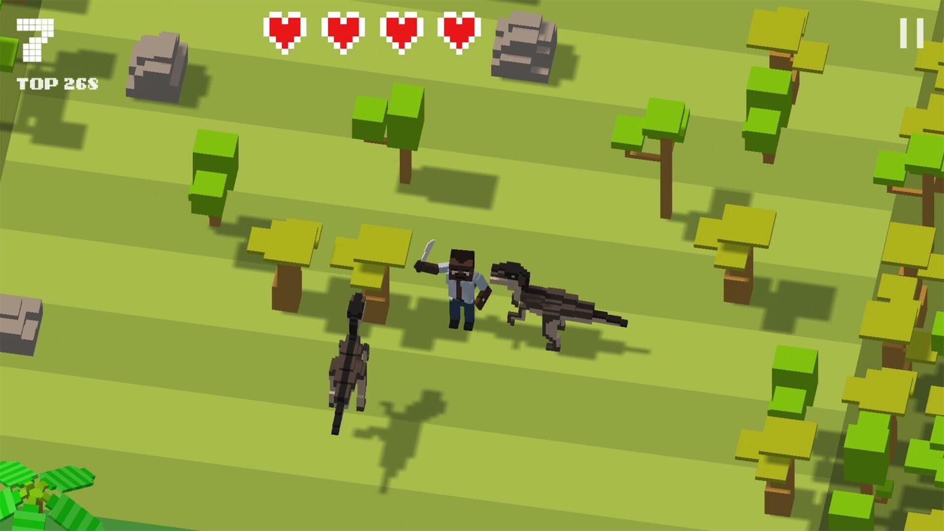 Screenshot for Jurassic Hopper: Crossy Dinos