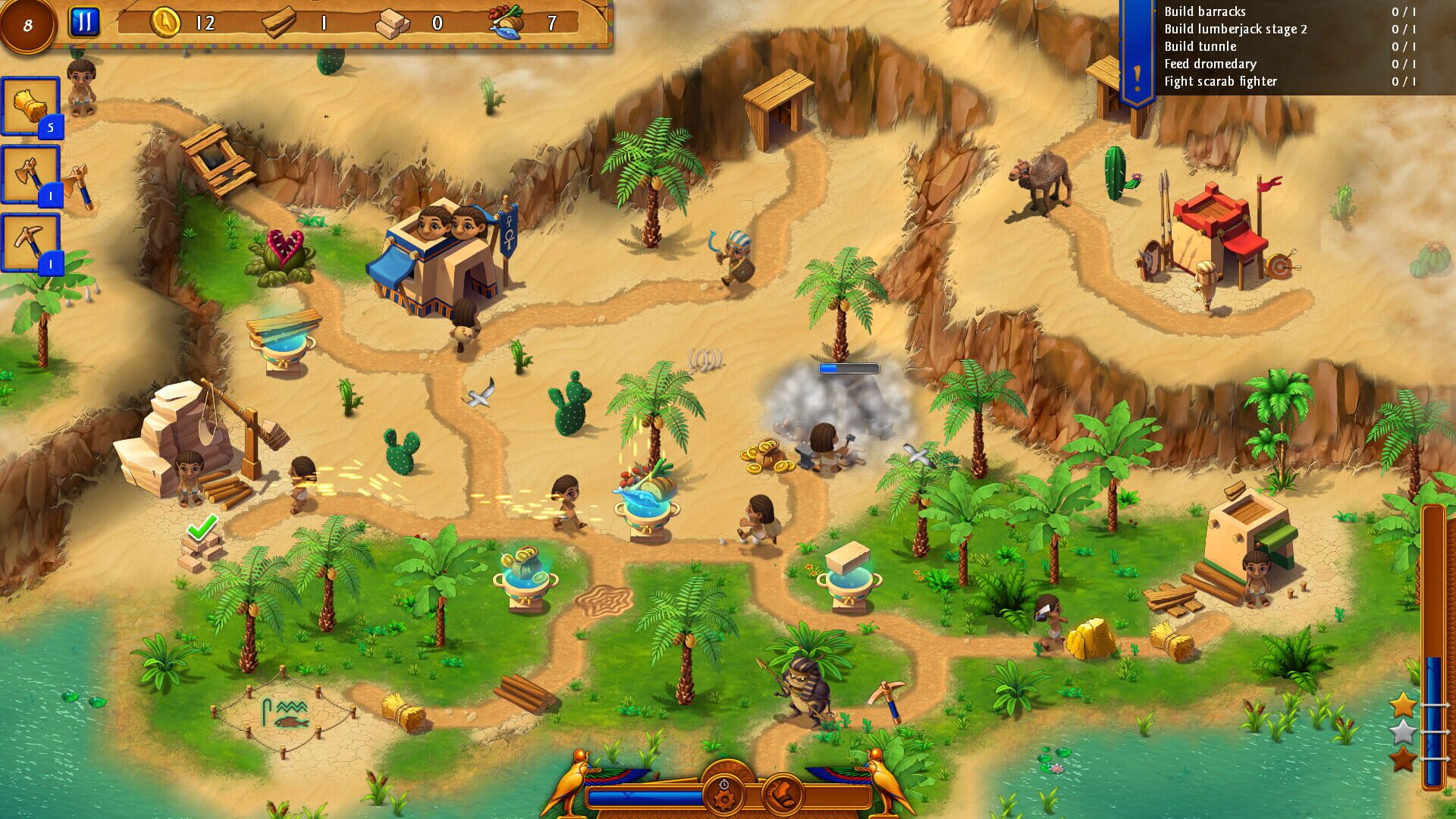 Screenshot for Heroes of Egypt: The Curse of Sethos