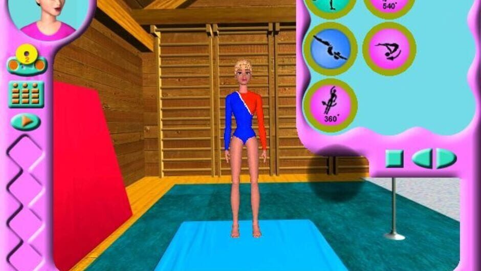 Screenshot for Barbie's Team Gymnastics