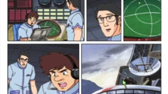 Screenshot for Click Manga: Dynamic Robot Taisen 1 - Shutsugeki! Kyoui Robot no Gundan!!
