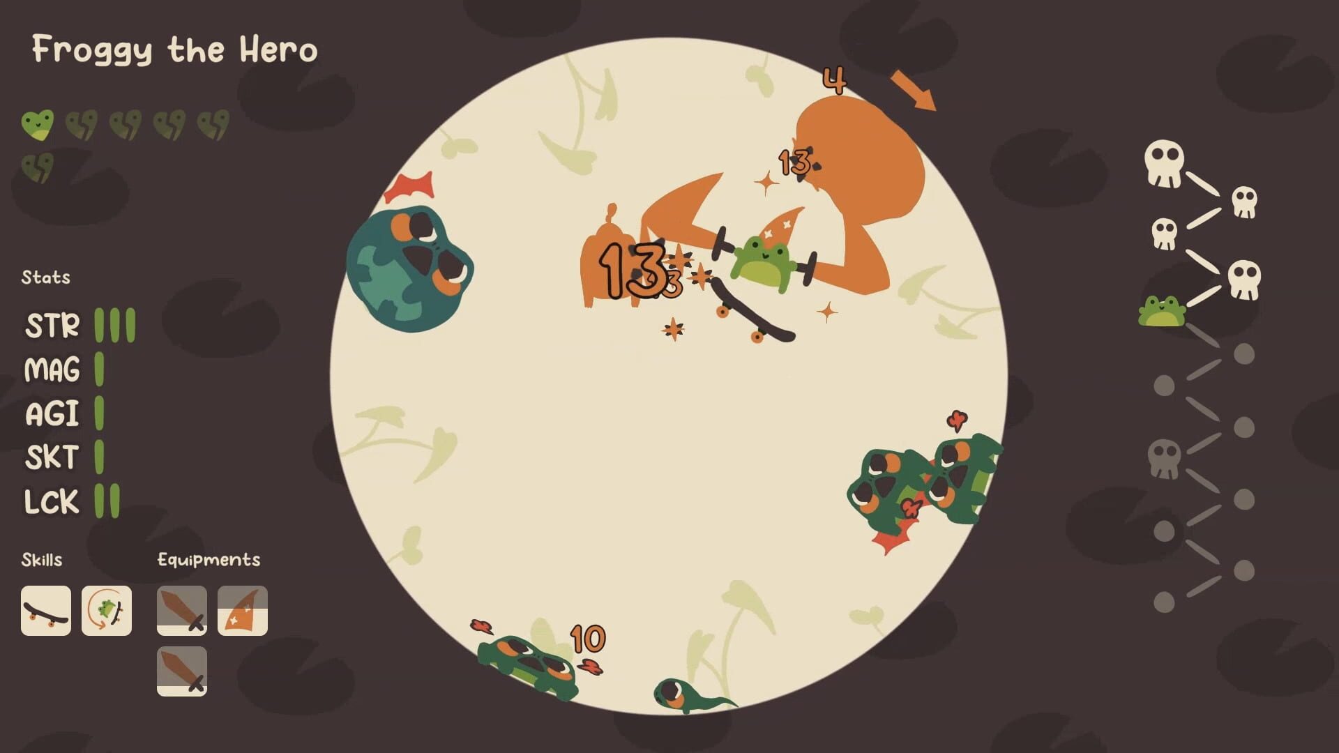 Screenshot for Froggy's Battle
