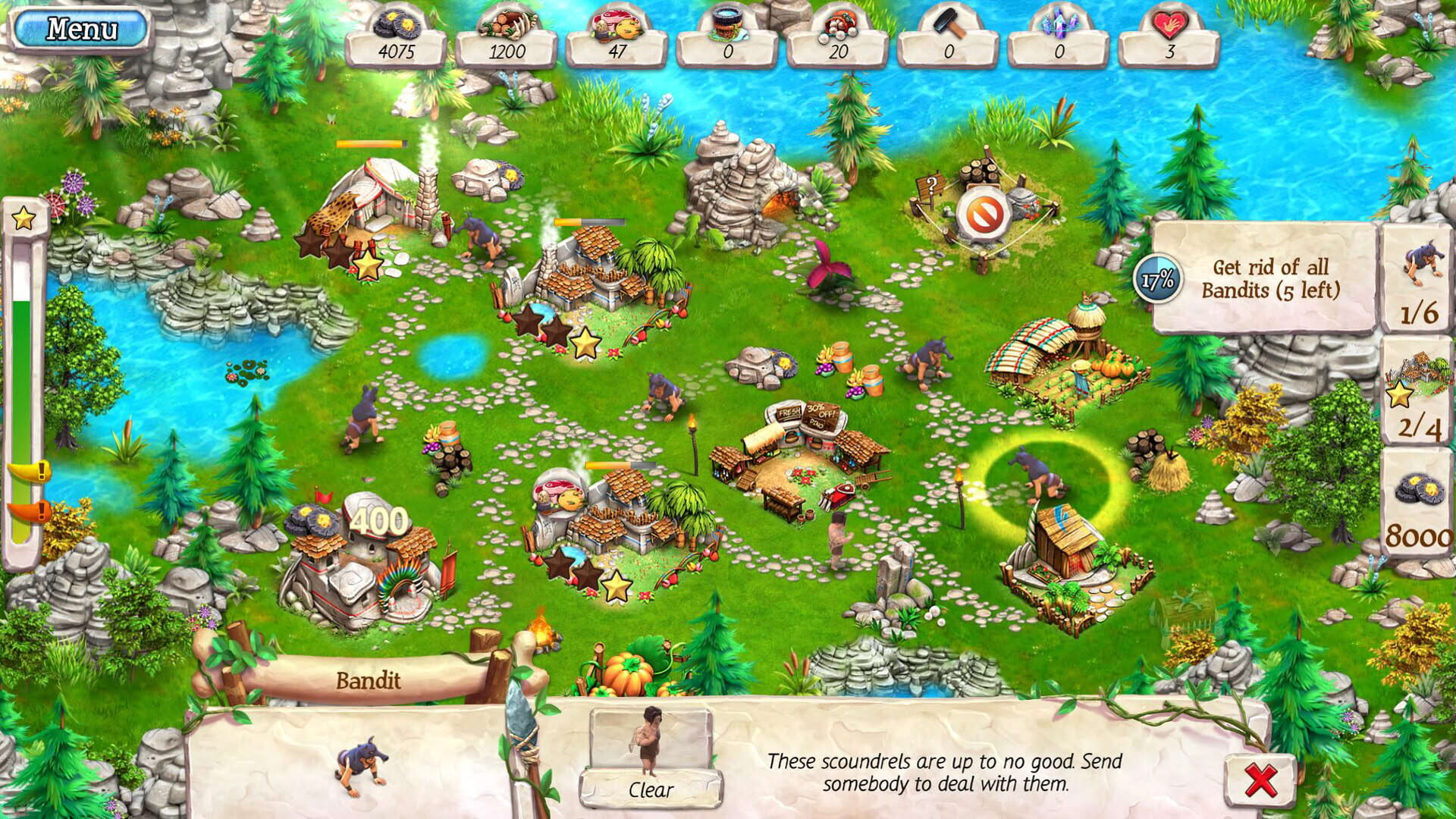 Screenshot for Cavemen Tales: Collector's Edition