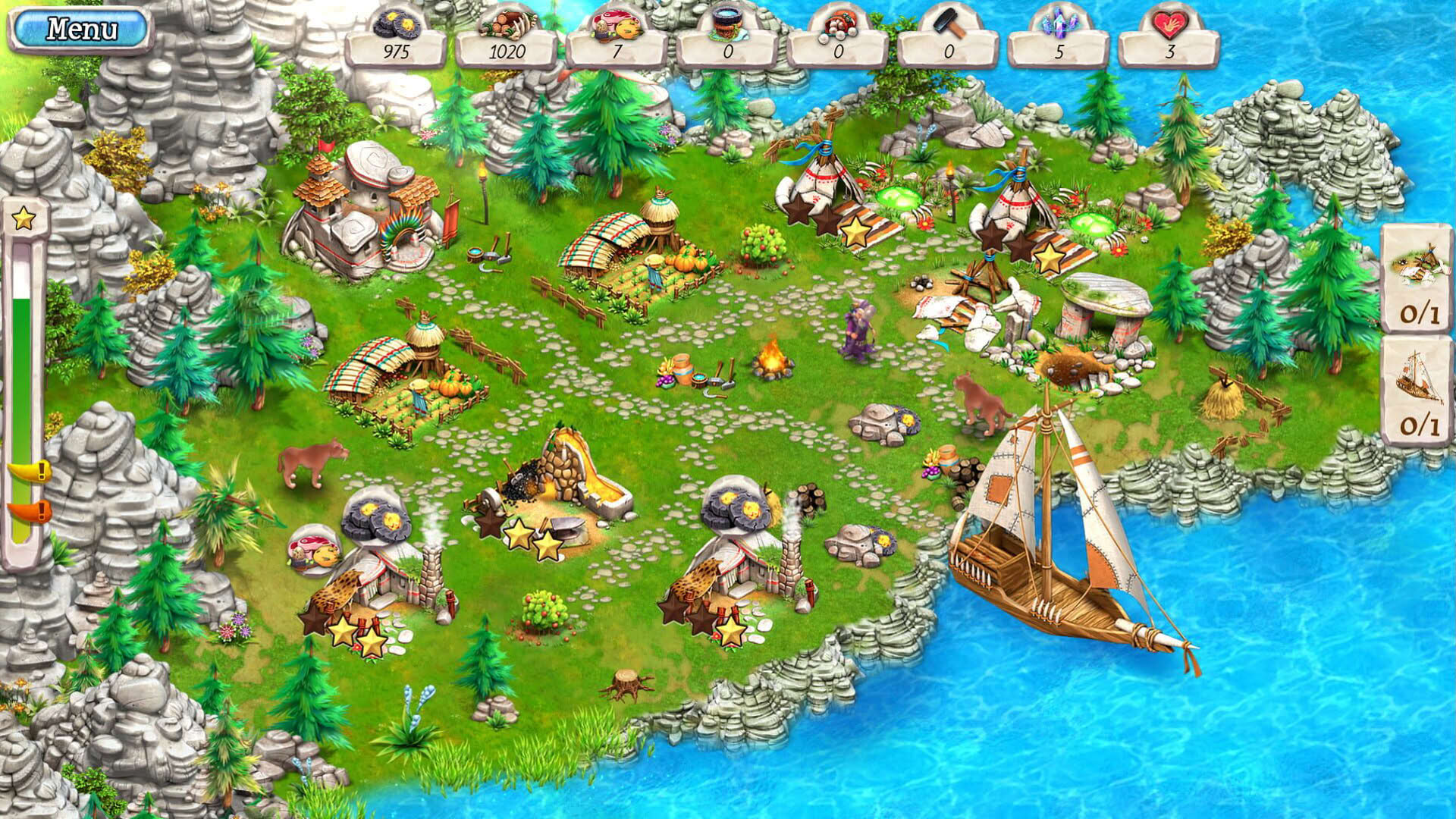 Screenshot for Cavemen Tales: Collector's Edition