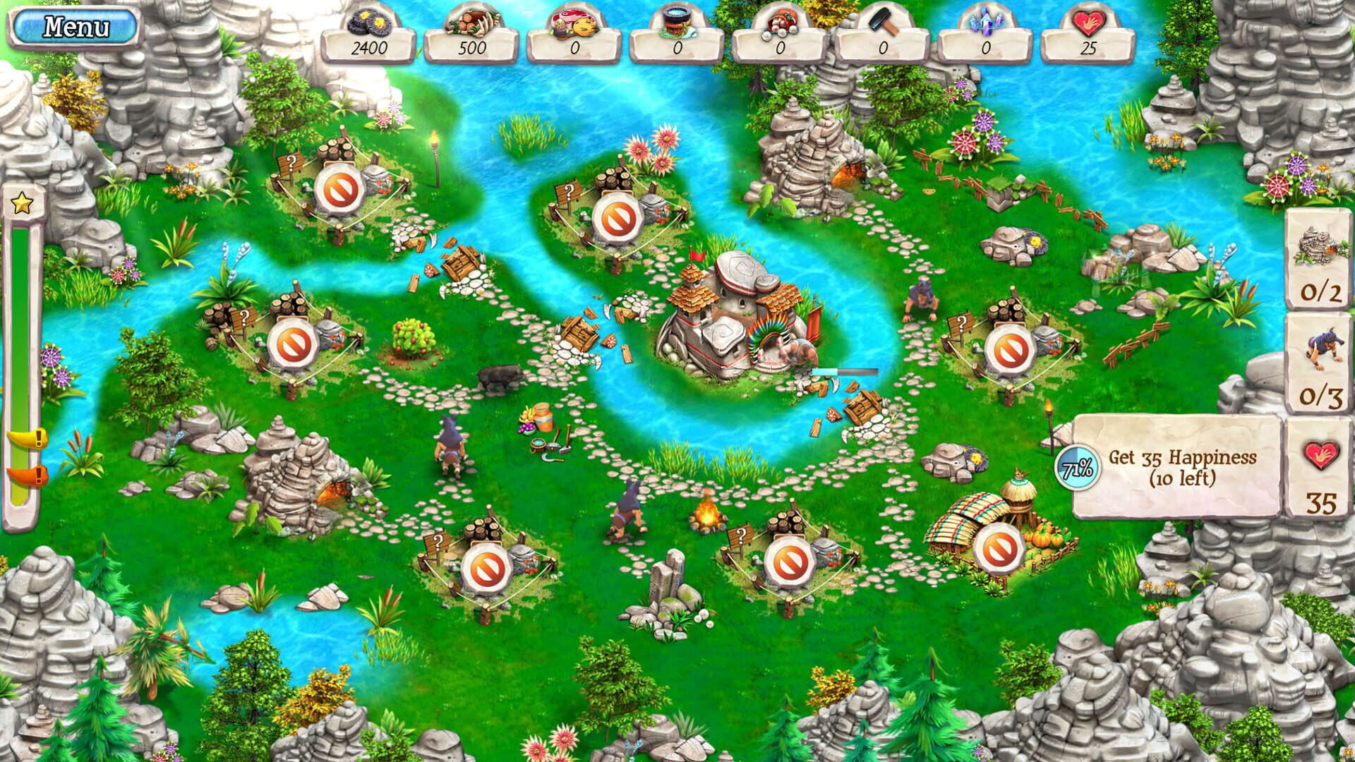Screenshot for Cavemen Tales: Collector's Edition