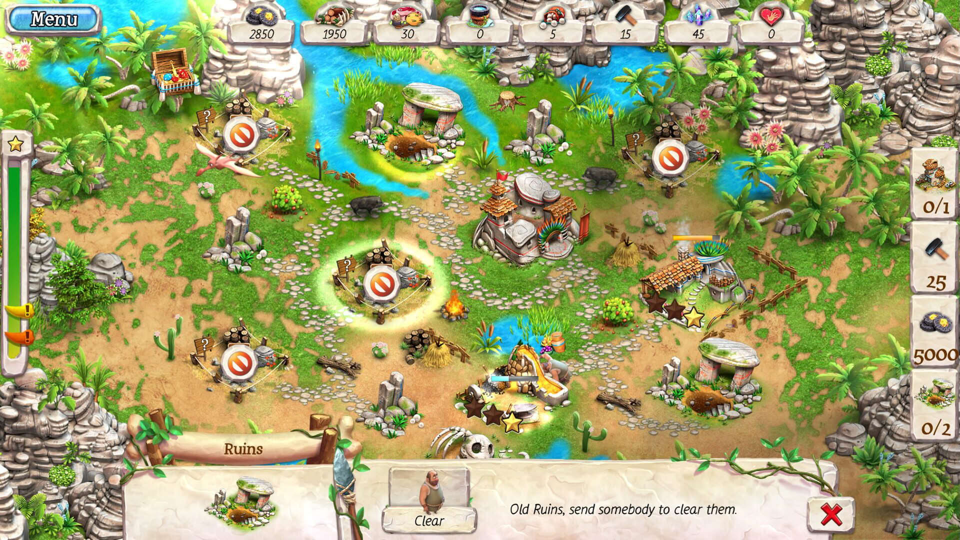 Screenshot for Cavemen Tales: Collector's Edition