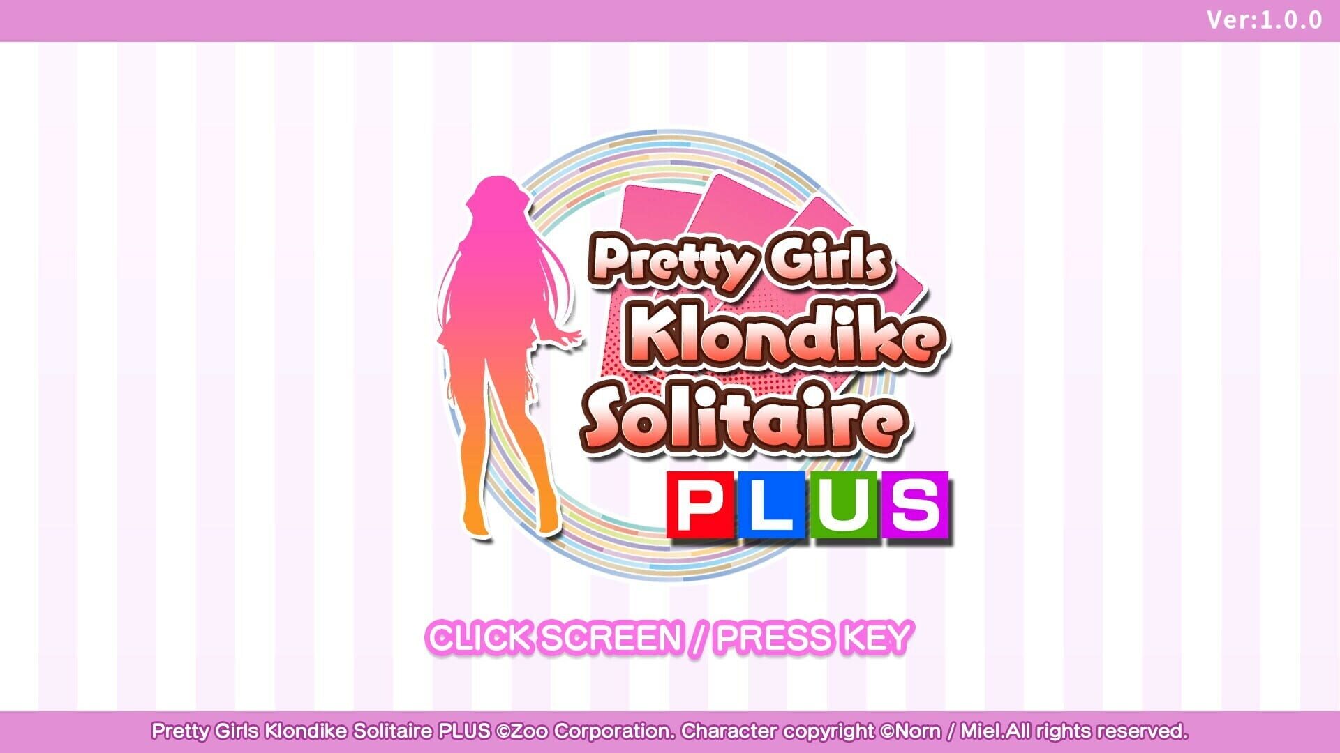 Screenshot for Pretty Girls Klondike Solitaire Plus
