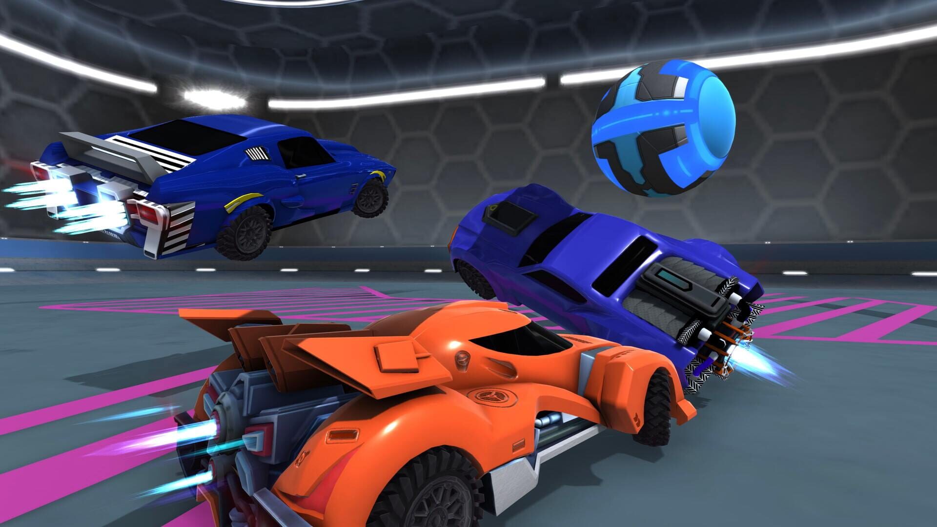 Screenshot for Rocket Car: Ultimate Ball League Machines