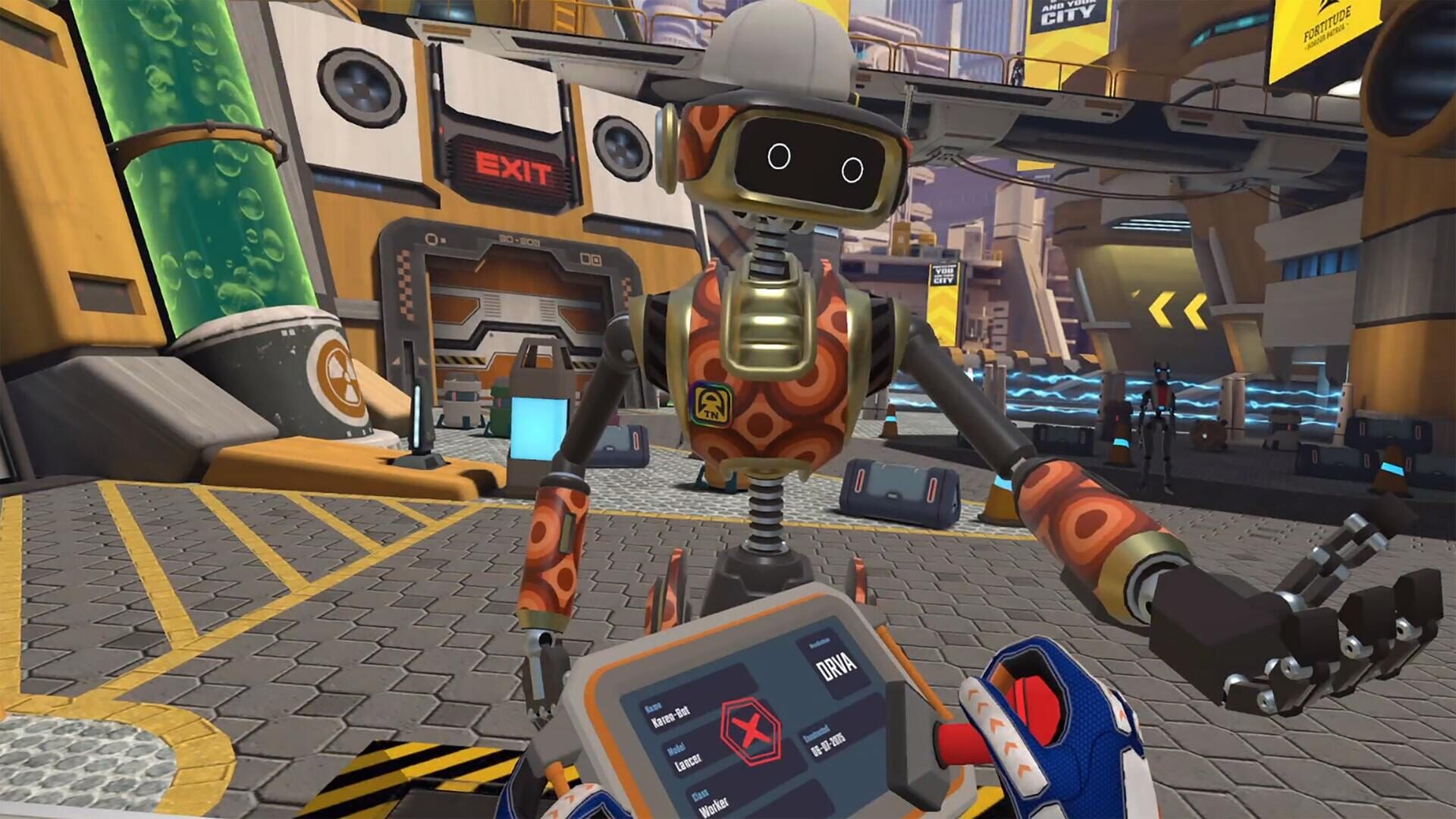 Screenshot for Border Bots VR