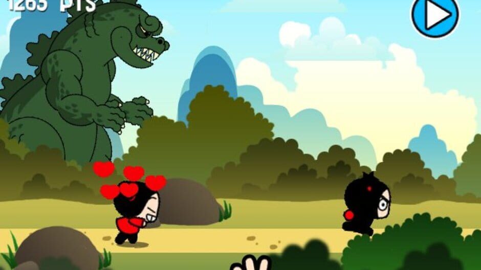 Screenshot for Pucca's Kisses Game