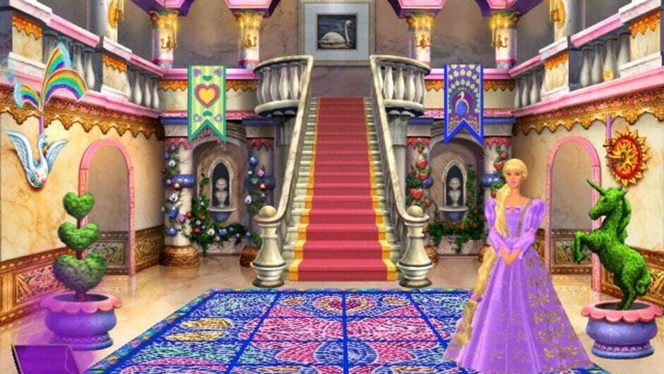 Screenshot for Barbie as Rapunzel: A Creative Adventure