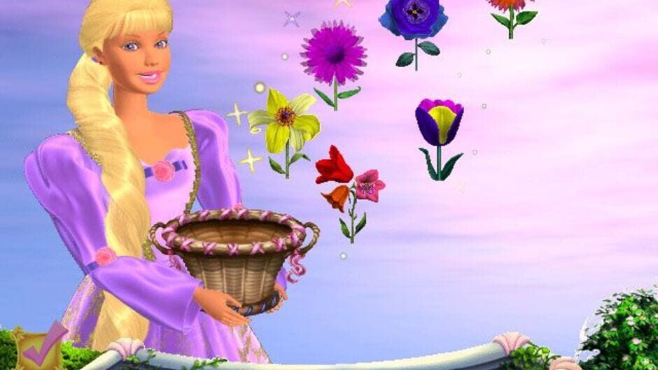 Screenshot for Barbie as Rapunzel: A Creative Adventure