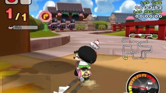 Screenshot for Pucca Racing: World Bike Tour