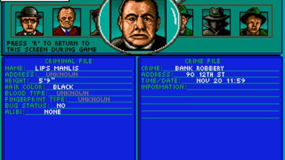 Screenshot for Dick Tracy: The Crime-Solving Adventure