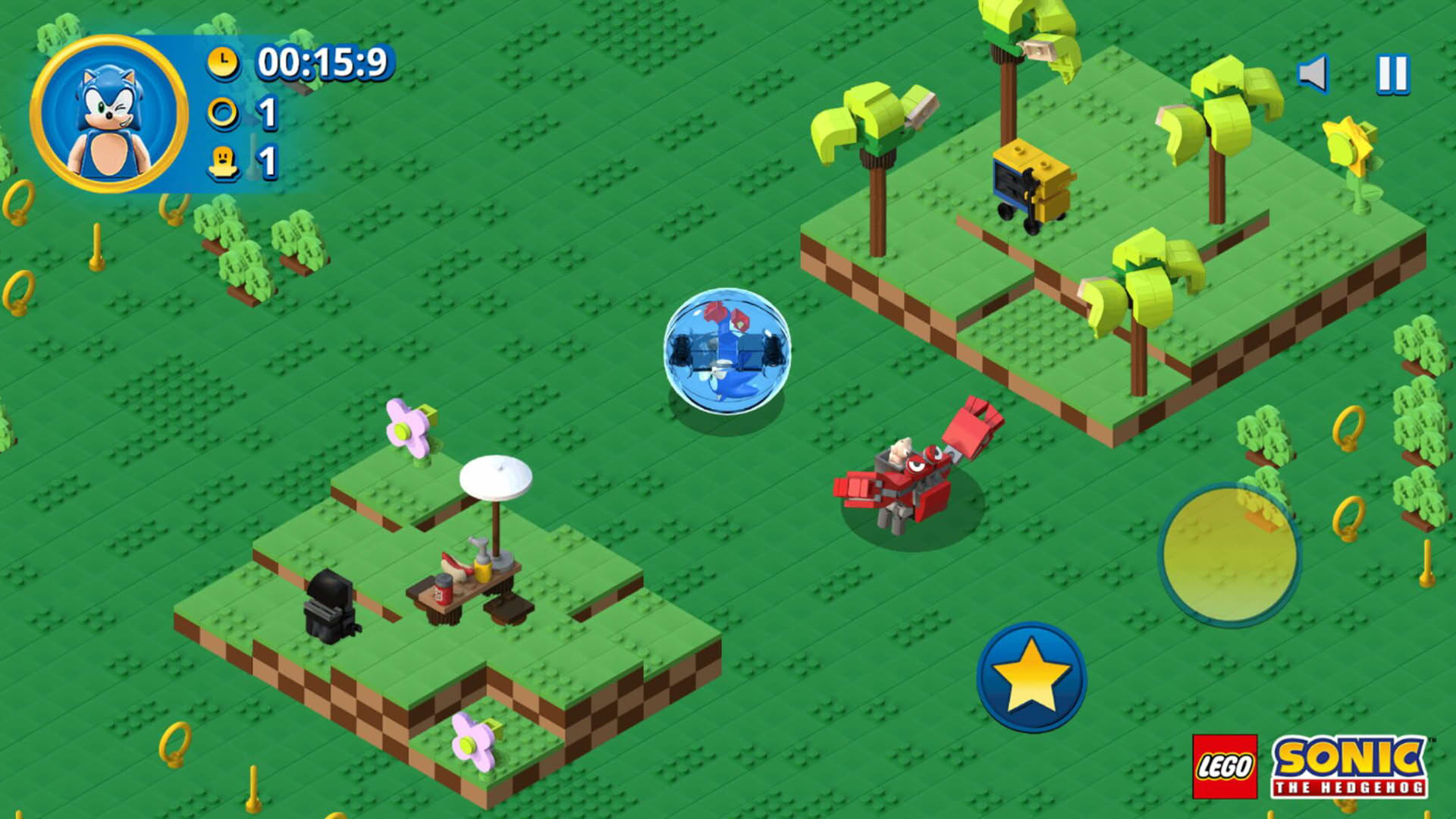Screenshot for LEGO Sonic the Hedgehog: Speed Sphere Challenge