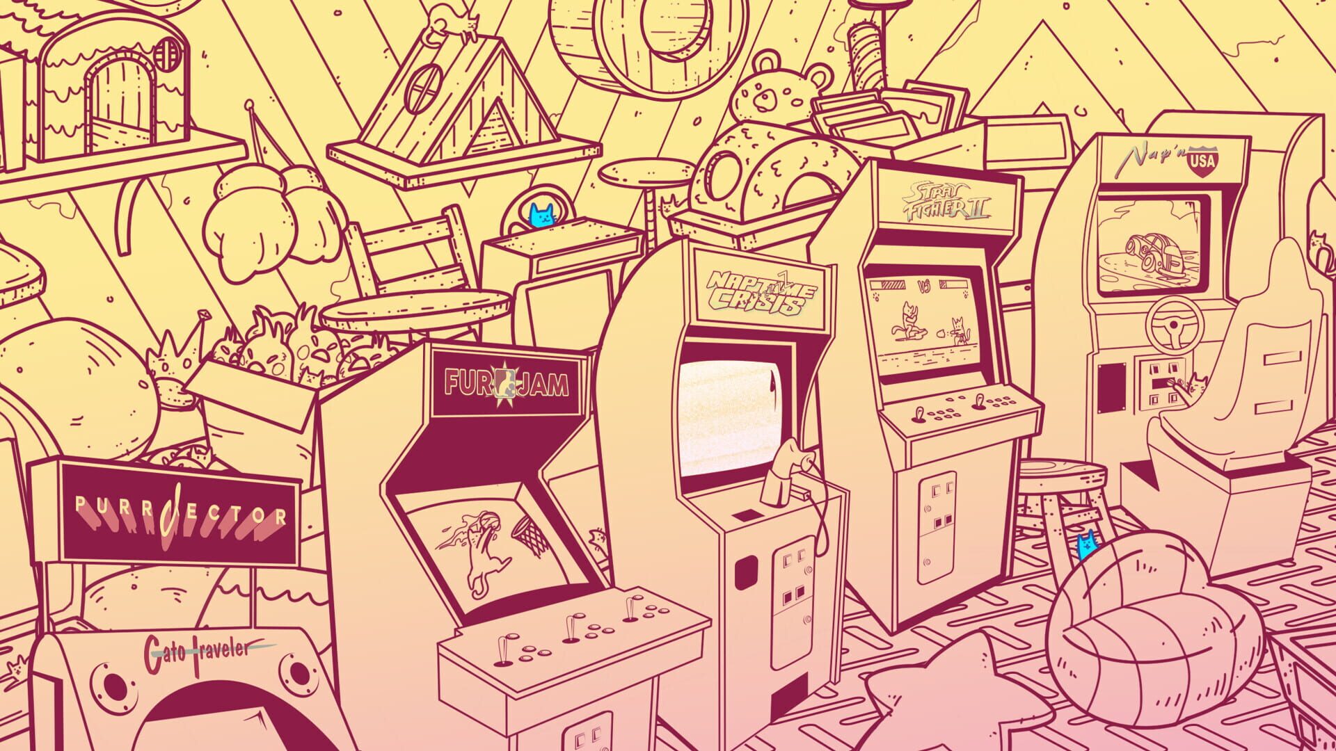 Screenshot for An Arcade Full of Cats