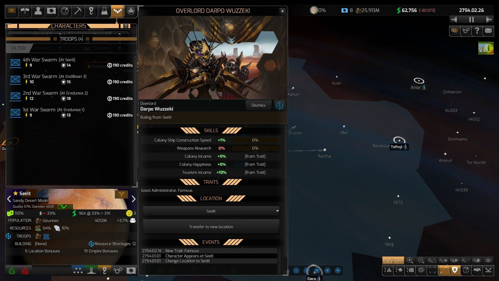Screenshot for Distant Worlds 2: Factions - Quameno and Gizureans
