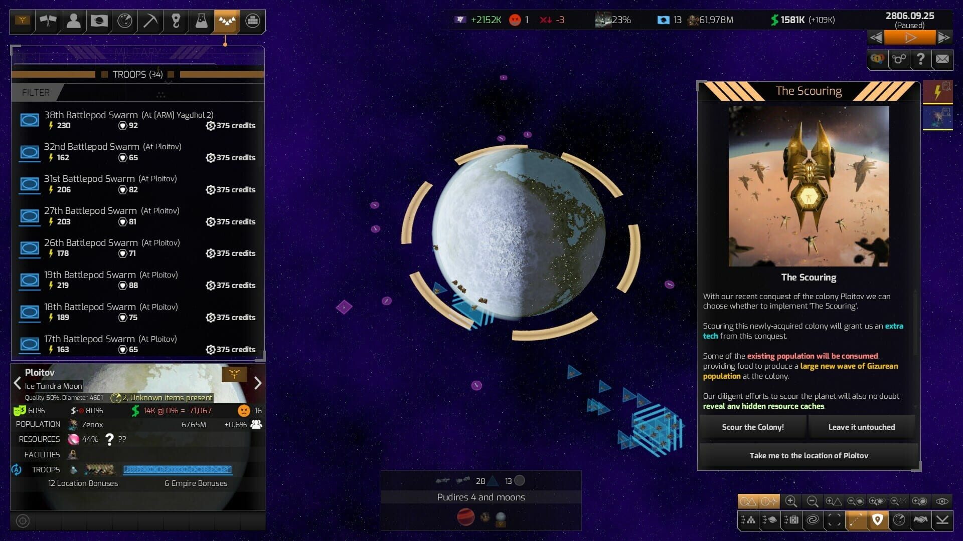 Screenshot for Distant Worlds 2: Factions - Quameno and Gizureans