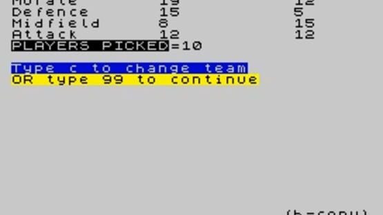 Screenshot for Football Manager