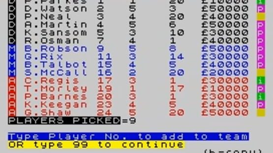 Screenshot for Football Manager